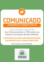 Atendimento Itinerante do TRE-TO Chega à Câmara Municipal de Barrolândia