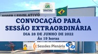 Convocação para Sessão Extraordinária 