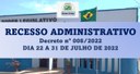 Recesso Administrativo